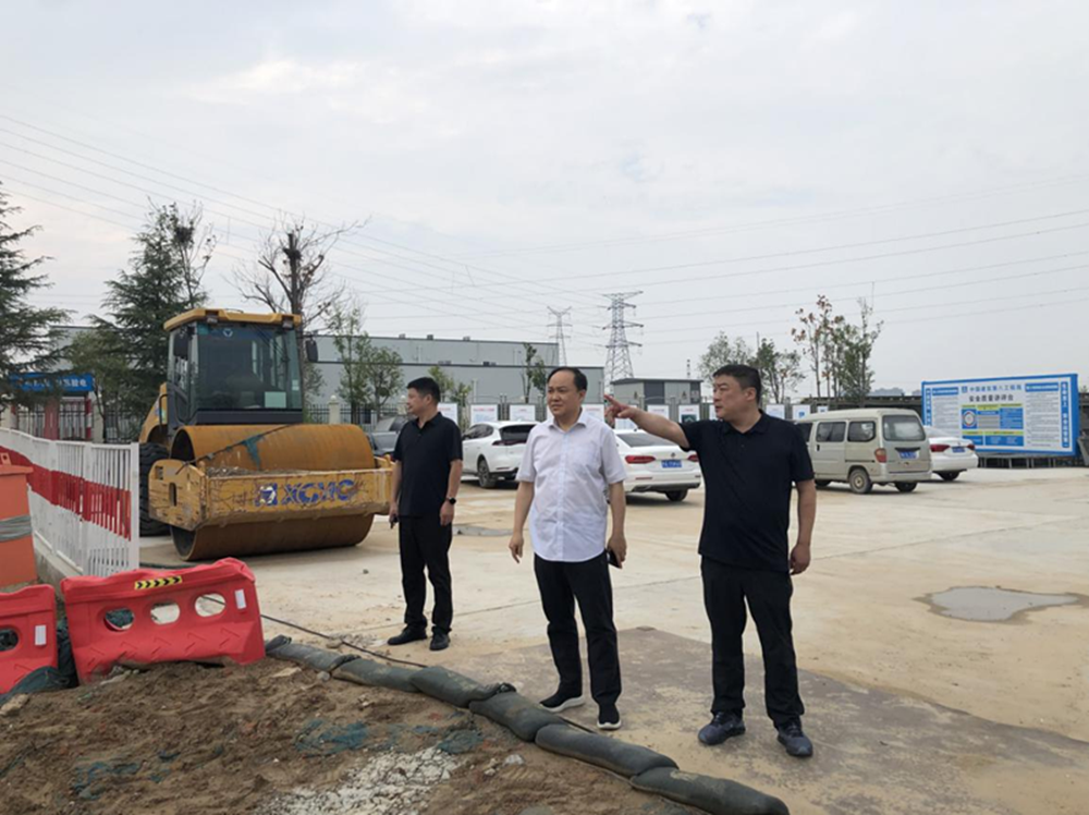 九州官方网站-九州jiuzhou（中国）,党委委员、副总经理张岩到侯寨新镇区安置区调研项目建设工作